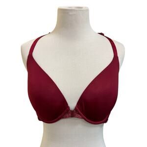 Victoria's Secret Very Sexy Lightly Lined Plunge Racer Back Bra Size 36C